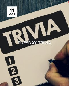 Tuesday Trivia 