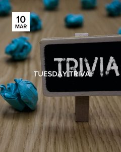 Tuesday Trivia 
